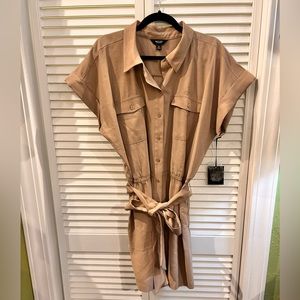 Simply Vera Wang Romper, XL, beige
